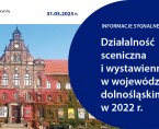 Działalność sceniczna i wystawiennicza w województwie dolnośląskim w 2022 r. Foto