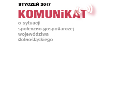 Komunikat o sytuacji społeczno-gospodarczej województwa dolnośląskiego w styczniu 2017 r.