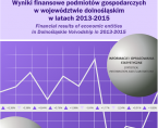 Financial results of economic entities in dolnośląskie voivodship 2013-2015 Foto