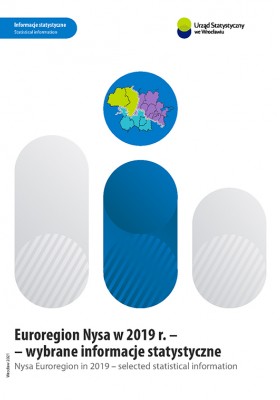 okładka publikacji &quot;Euroregion Nysa w 2019 r. – wybrane informacje statystyczne&quot;