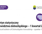 Statistcical Bulletin of Dolnośląskie Voivodship 1 quarter 2022 Foto