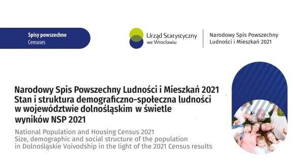 National Population and Housing Census 2021. Size, demographic and social structure of the population in Dolnośląskie Voivodship in the light of the 2021 Census results