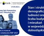 Stan i struktura demograficzna ludności oraz liczba budynków i mieszkań w województwie dolnośląskim – wyniki ostateczne NSP 2021 Foto