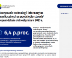 Wykorzystanie technologii informacyjno-komunikacyjnych w przedsiębiorstwach w województwie dolnośląskim w 2023 r. Foto