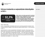 Ochrona środowiska w województwie dolnośląskim w 2023 r. Foto