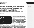 Koniunktura gospodarcza w kwietniu 2025 r. Foto