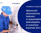 Aktywność ekonomiczna ludności w województwie dolnośląskim w czwartym kwartale 2021 r. Foto