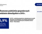 Wyniki finansowe podmiotów gospodarczych w województwie dolnośląskim w 2018 r. Foto