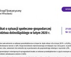 Komunikat o sytuacji społeczno-gospodarczej województwa dolnośląskiego w lutym 2020 r. Foto