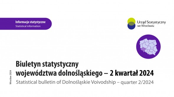 Biuletyn statystyczny województwa dolnośląskiego w 2 kwartale 2024 r.