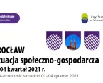 Sytuacja społeczno-gospodarcza Wrocławia za 01-04 kwartał 2021 r. Foto
