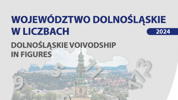 Okładka foldera Województwo Dolnośląskie w liczbach 2022