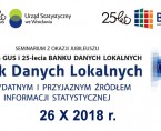 Seminarium Bank Danych Lokalnych przydatnym i przyjaznym źródłem informacji statystycznej - Jelenia Góra, 26 paździenika 2018 r. Foto