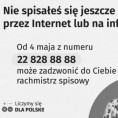 Od 4 maja br. pracę rozpoczynają rachmistrzowie telefoniczni Foto