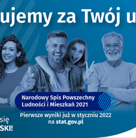 Dziękujemy za Twój udział w Narodowym Spisie Powszechnym Ludności i Mieszkań 2021