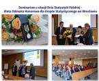 Seminarium z okazji Dnia Statystyki Polskiej - Odznaka Honorowa Złota  Zasłużony dla Województwa Dolnośląskiego Foto