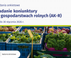 Badanie statystyczne z zakresu rolnictwa - Ankieta koniunktury w gospodarstwie rolnym 12-30.01.2026 r. Foto